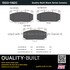 1003-1182C by MPA ELECTRICAL - Quality-Built Black Series Ceramic Brake Pads w/ Hardware