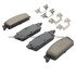 1003-1194C by MPA ELECTRICAL - Quality-Built Disc Brake Pad Set - Black Series, Ceramic, with Hardware