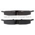 1003-1204AM by MPA ELECTRICAL - Quality-Built Disc Brake Pad Set - Black Series, Semi-Metallic, with Hardware