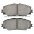 1003-1210C by MPA ELECTRICAL - Quality-Built Disc Brake Pad Set - Black Series, Ceramic, with Hardware