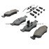 1003-1229M by MPA ELECTRICAL - Quality-Built Disc Brake Pad Set - Black Series, Semi-Metallic, with Hardware