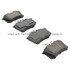 1003-0340C by MPA ELECTRICAL - Quality-Built Disc Brake Pad Set - Black Series, Ceramic