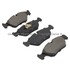 1003-0395M by MPA ELECTRICAL - Quality-Built Disc Brake Pad Set - Black Series, Semi-Metallic, with Hardware