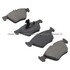 1003-0853AM by MPA ELECTRICAL - Quality-Built Black Series Semi-Metallic Brake Pads w/ Hardware