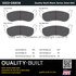 1003-0881M by MPA ELECTRICAL - Quality-Built Black Series Semi-Metallic Brake Pads