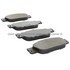 1003-0933M by MPA ELECTRICAL - Quality-Built Disc Brake Pad, Black Series, Semi-Metallic