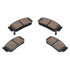 1003-0954AC by MPA ELECTRICAL - Quality-Built Black Series Ceramic Brake Pads w/ Hardware