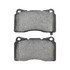 1003-1001M by MPA ELECTRICAL - Quality-Built Disc Brake Pad, Black Series, Semi-Metallic