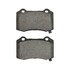 1003-1053M by MPA ELECTRICAL - Quality-Built Black Series Semi-Metallic Brake Pads w/ Hardware