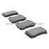 1003-1053M by MPA ELECTRICAL - Quality-Built Black Series Semi-Metallic Brake Pads w/ Hardware