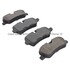 1003-1099AM by MPA ELECTRICAL - Quality-Built Disc Brake Pad Set - Black Series, Semi-Metallic, with Hardware