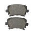 1003-1108AM by MPA ELECTRICAL - Quality-Built Disc Brake Pad Set - Black Series, Semi-Metallic, with Hardware