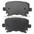 1003-1108AM by MPA ELECTRICAL - Quality-Built Disc Brake Pad Set - Black Series, Semi-Metallic, with Hardware