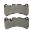 1003-1116M by MPA ELECTRICAL - Quality-Built Black Series Semi-Metallic Brake Pads w/ Hardware