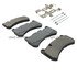 1003-1116M by MPA ELECTRICAL - Quality-Built Black Series Semi-Metallic Brake Pads w/ Hardware