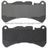 1003-1116M by MPA ELECTRICAL - Quality-Built Black Series Semi-Metallic Brake Pads w/ Hardware