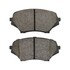 1003-1179M by MPA ELECTRICAL - Quality-Built Disc Brake Pad Set - Black Series, Semi-Metallic, with Hardware