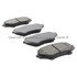 1003-1179M by MPA ELECTRICAL - Quality-Built Disc Brake Pad Set - Black Series, Semi-Metallic, with Hardware