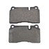 1003-1263M by MPA ELECTRICAL - Quality-Built Disc Brake Pad Set - Black Series, Semi-Metallic, with Hardware