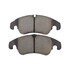 1003-1322AM by MPA ELECTRICAL - Quality-Built Disc Brake Pad Set - Black Series, Semi-Metallic, with Hardware