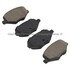 1003-1377AC by MPA ELECTRICAL - Quality-Built Disc Brake Pad Set - Black Series, Ceramic, with Hardware