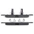 1003-1448M by MPA ELECTRICAL - Quality-Built Disc Brake Pad Set - Black Series, Semi-Metallic, with Hardware