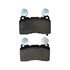 1003-1474M by MPA ELECTRICAL - Quality-Built Black Series Semi-Metallic Brake Pads w/ Hardware