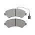 1003-1540AM by MPA ELECTRICAL - Quality-Built Disc Brake Pad, Black Series, Semi-Metallic