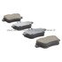 1003-1646BM by MPA ELECTRICAL - Quality-Built Black Series Semi-Metallic Brake Pads w/ Hardware