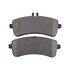 1003-1669M by MPA ELECTRICAL - Quality-Built Disc Brake Pad Set - Black Series, Semi-Metallic, with Hardware