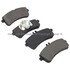 1003-1669M by MPA ELECTRICAL - Quality-Built Disc Brake Pad Set - Black Series, Semi-Metallic, with Hardware