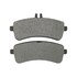 1003-1681M by MPA ELECTRICAL - Quality-Built Disc Brake Pad Set - Black Series, Semi-Metallic, with Hardware