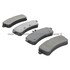 1003-1681M by MPA ELECTRICAL - Quality-Built Disc Brake Pad Set - Black Series, Semi-Metallic, with Hardware