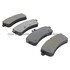 1003-1681AM by MPA ELECTRICAL - Quality-Built Disc Brake Pad Set - Black Series, Semi-Metallic, with Hardware