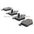 1003-1751M by MPA ELECTRICAL - Quality-Built Black Series Semi-Metallic Brake Pads w/ Hardware