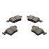 1003-1761AC by MPA ELECTRICAL - Quality-Built Black Series Ceramic Brake Pads w/ Hardware