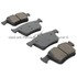 1003-1761AC by MPA ELECTRICAL - Quality-Built Black Series Ceramic Brake Pads w/ Hardware