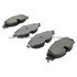 1003-1760M by MPA ELECTRICAL - Quality-Built Disc Brake Pad, Black Series, Semi-Metallic