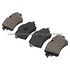 1003-1801C by MPA ELECTRICAL - Quality-Built Disc Brake Pad Set - Black Series, Ceramic