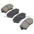 1003-1828C by MPA ELECTRICAL - Quality-Built Black Series Ceramic Brake Pads w/ Hardware