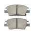 1003-1844C by MPA ELECTRICAL - Quality-Built Disc Brake Pad Set - Black Series, Ceramic