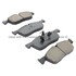 1003-1838C by MPA ELECTRICAL - Quality-Built Disc Brake Pad Set - Black Series, Ceramic