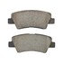 1003-1848C by MPA ELECTRICAL - Quality-Built Disc Brake Pad Set - Black Series, Ceramic