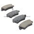 1003-1848C by MPA ELECTRICAL - Quality-Built Disc Brake Pad Set - Black Series, Ceramic