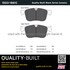 1003-1861C by MPA ELECTRICAL - Quality-Built Disc Brake Pad Set - Black Series, Ceramic