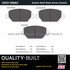 1003-1886C by MPA ELECTRICAL - Quality-Built Disc Brake Pad Set - Black Series, Ceramic, with Hardware