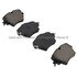 1003-1892C by MPA ELECTRICAL - Quality-Built Disc Brake Pad Set - Black Series, Ceramic