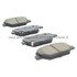 1003-1886C by MPA ELECTRICAL - Quality-Built Disc Brake Pad Set - Black Series, Ceramic, with Hardware