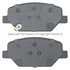 1003-1886C by MPA ELECTRICAL - Quality-Built Disc Brake Pad Set - Black Series, Ceramic, with Hardware