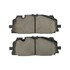 1003-1894C by MPA ELECTRICAL - Quality-Built Disc Brake Pad Set - Black Series, Ceramic